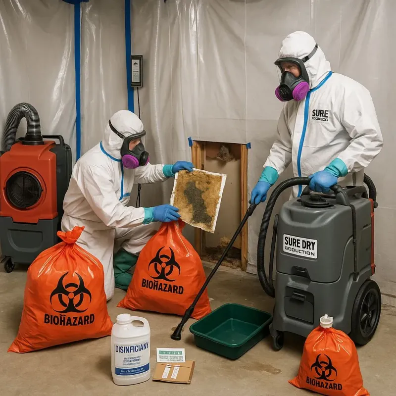 Contaminated Water Handling Protocols process in Cordry Sweetwater Lakes, IN